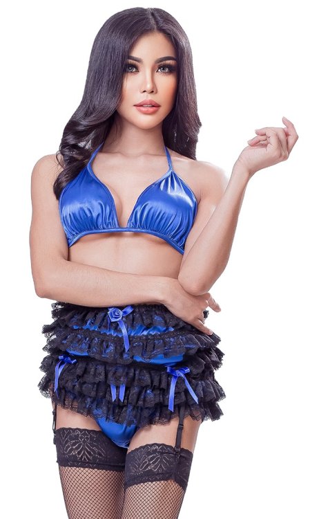 Tazziana Sissy Suspender Belt