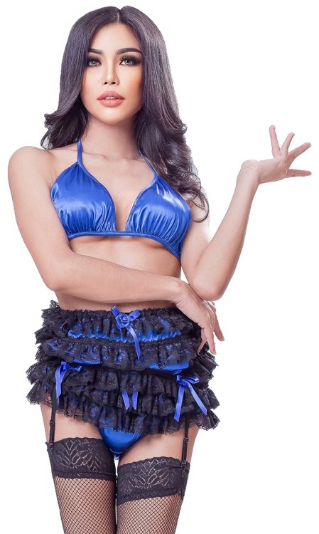 Tazziana Sissy Suspender Belt
