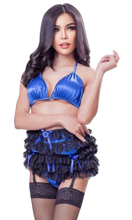Tazziana Sissy Suspender Belt