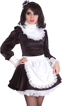 lockable satin ruffle collar 1