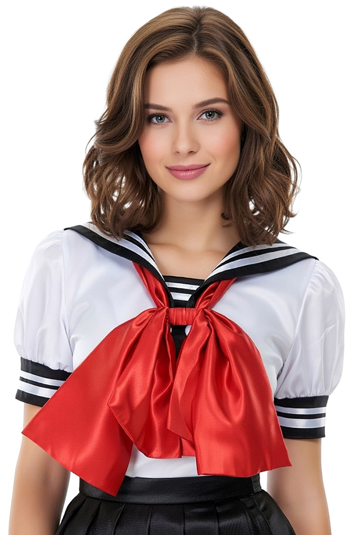 cosplay satin necktie 02