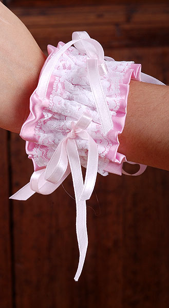 elasticated ribbons cuffs two 2