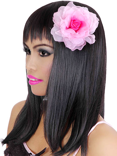 hand made hair flower with clip 1