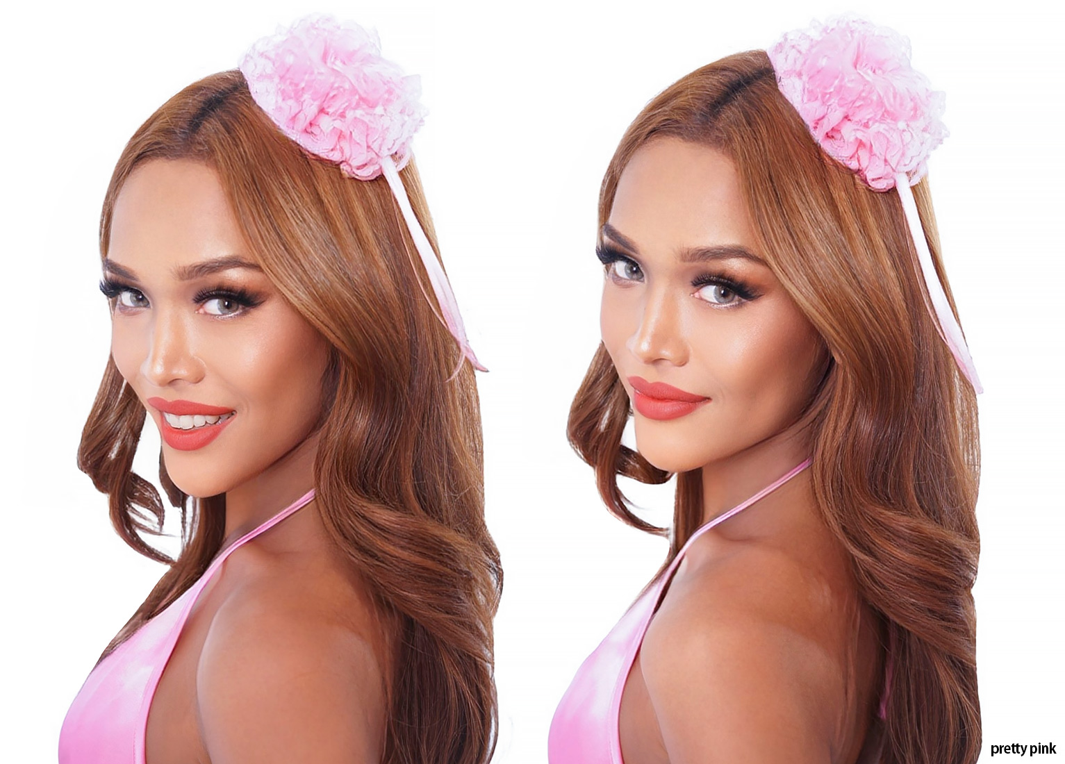 lace hair flower with clip 01