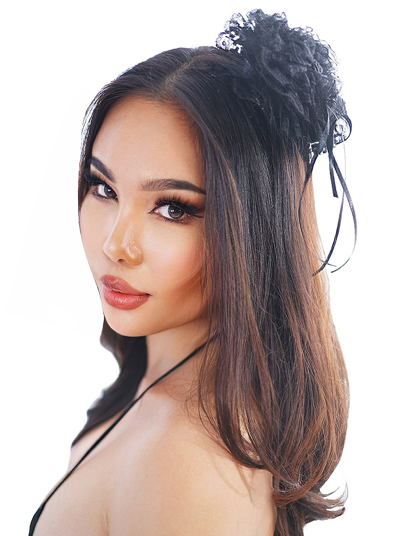 lace hair flower with clip 05