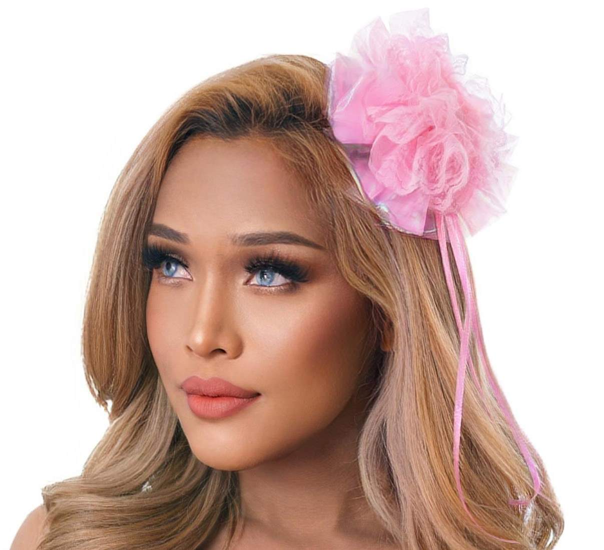 large sissy hair flower 04