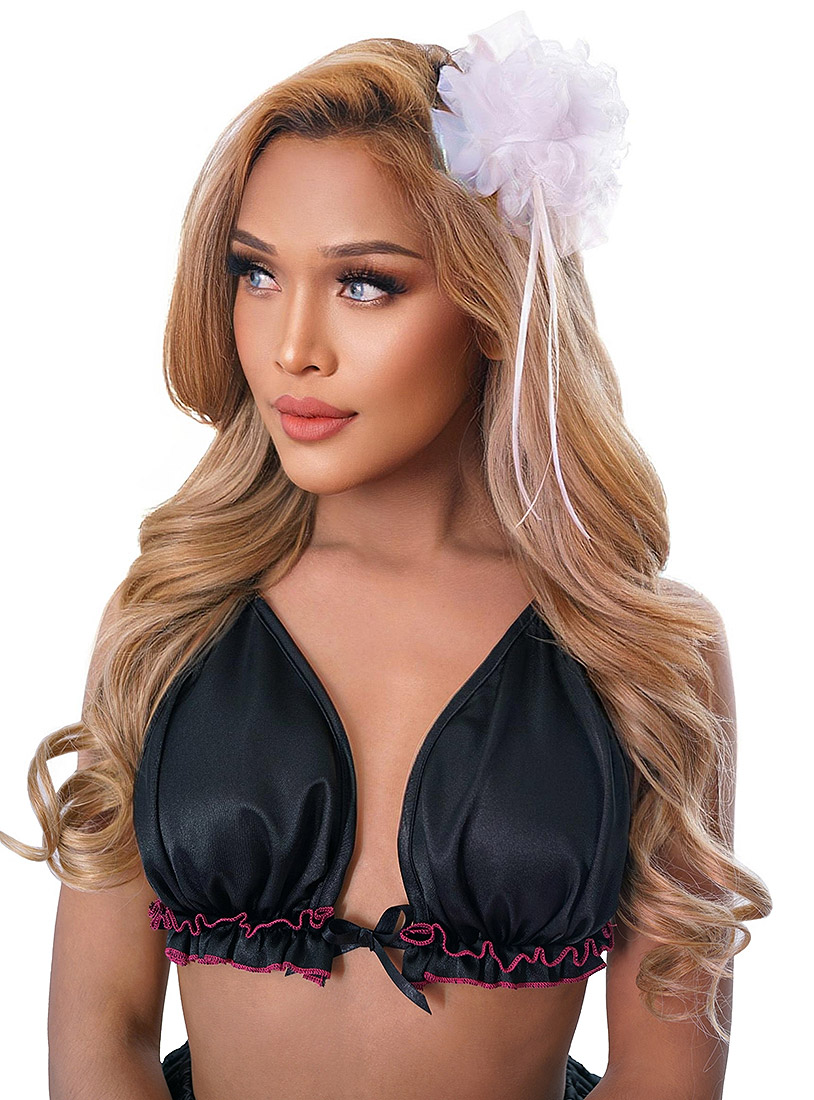 large sissy hair flower 11