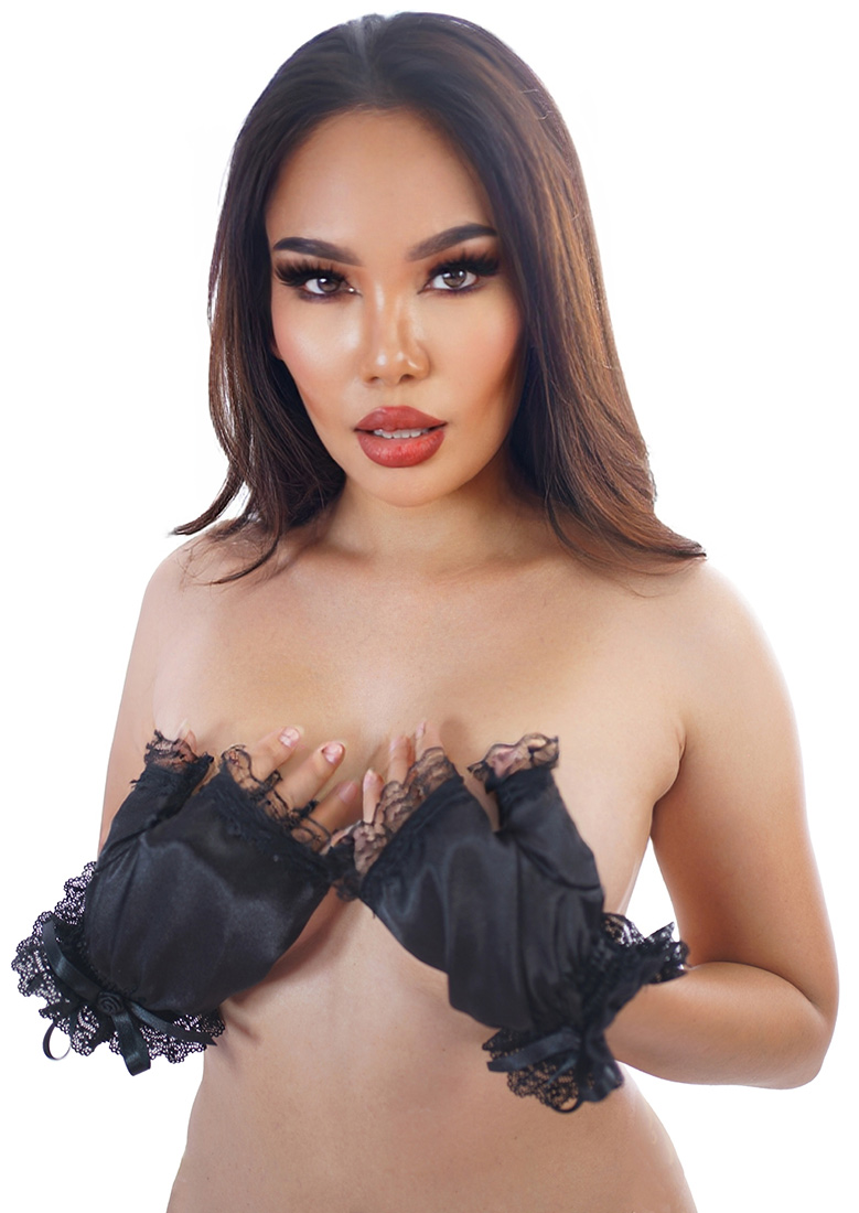 fingerless sissy gloves 002