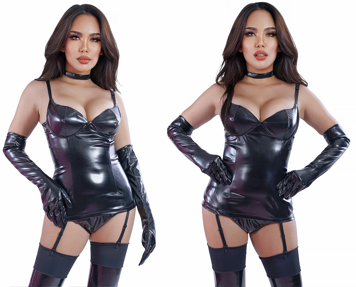 leatherette opera gloves 08 glv004