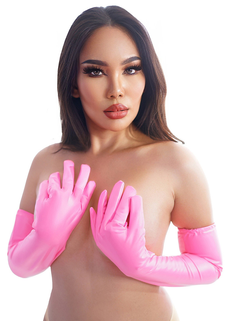 leatherette opera gloves 11 glv004