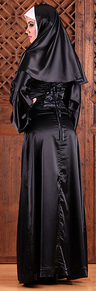 satin nun habit (hat) 3
