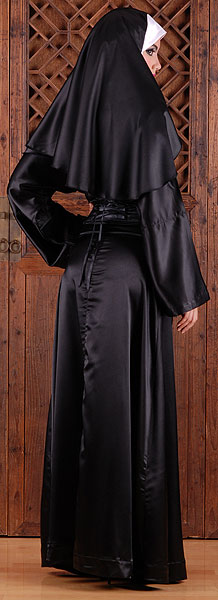 satin nun habit (hat) 4