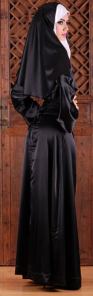 satin nun habit (hat) 6