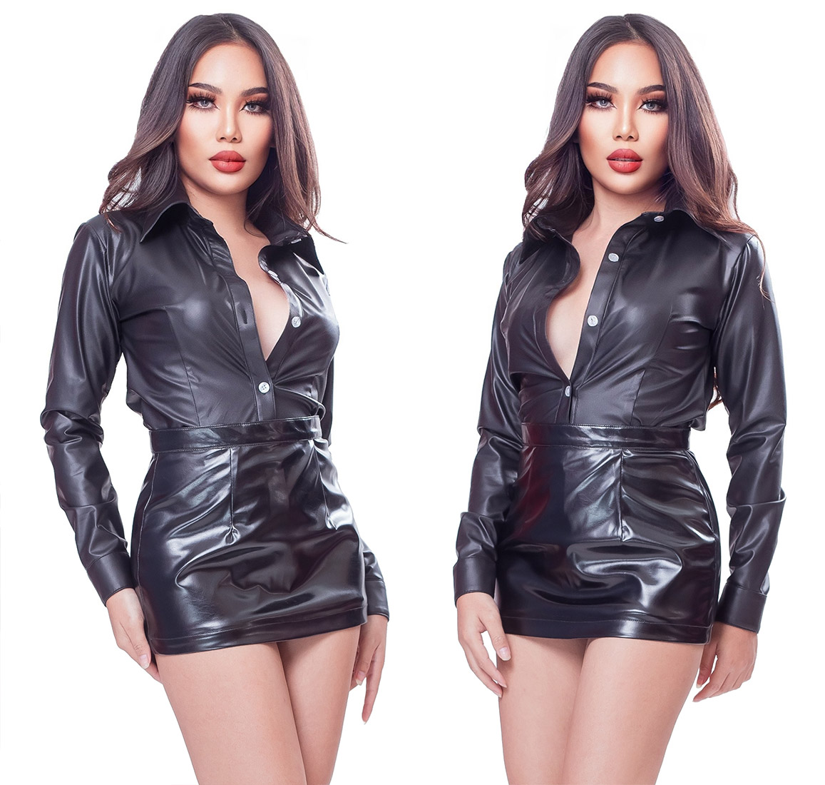 april leatherlook blouse 04
