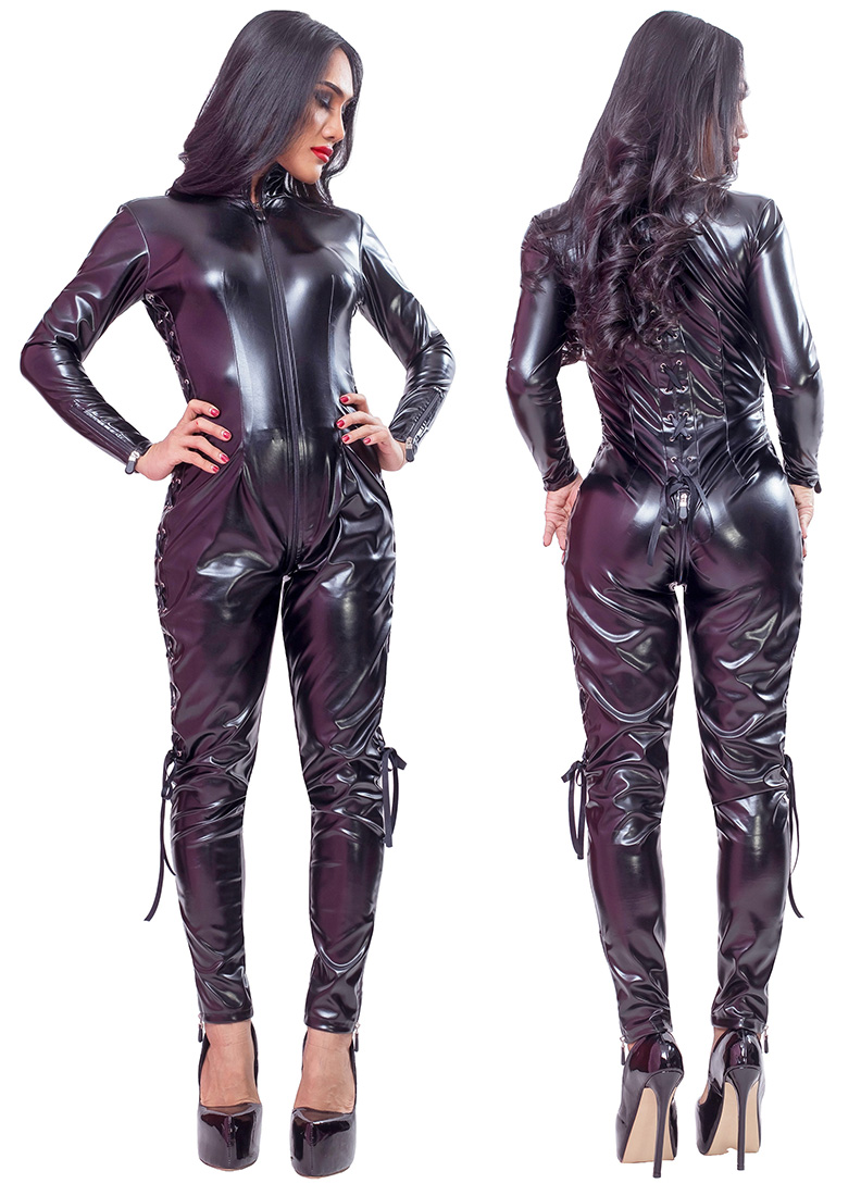katya leatherette catsuit 22