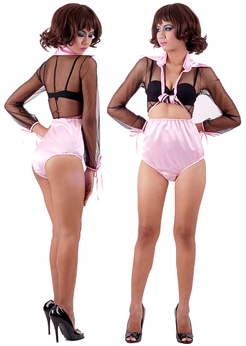 high waist pure satin panties 6
