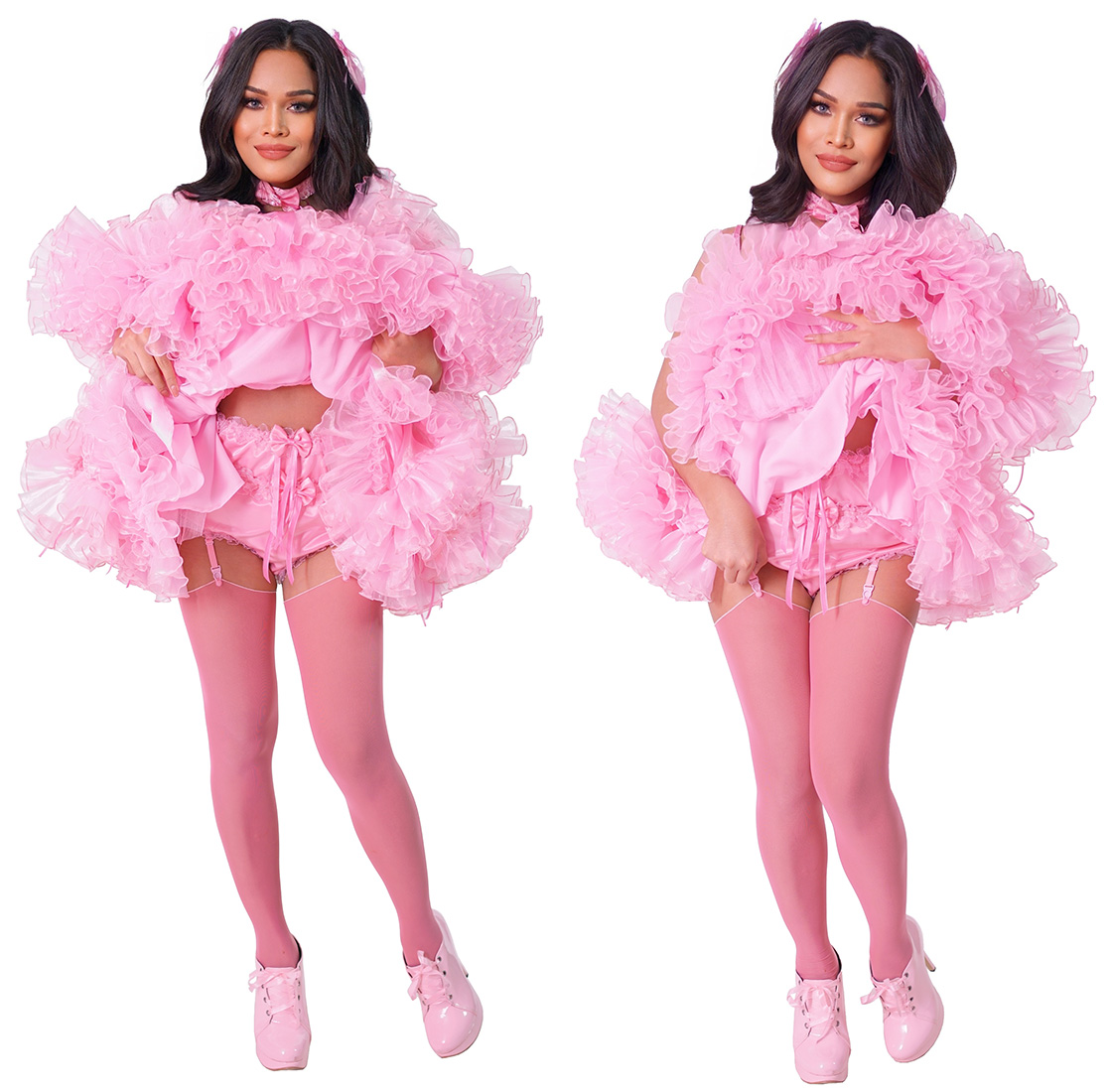 barbi satin sissy dress 04 prs066
