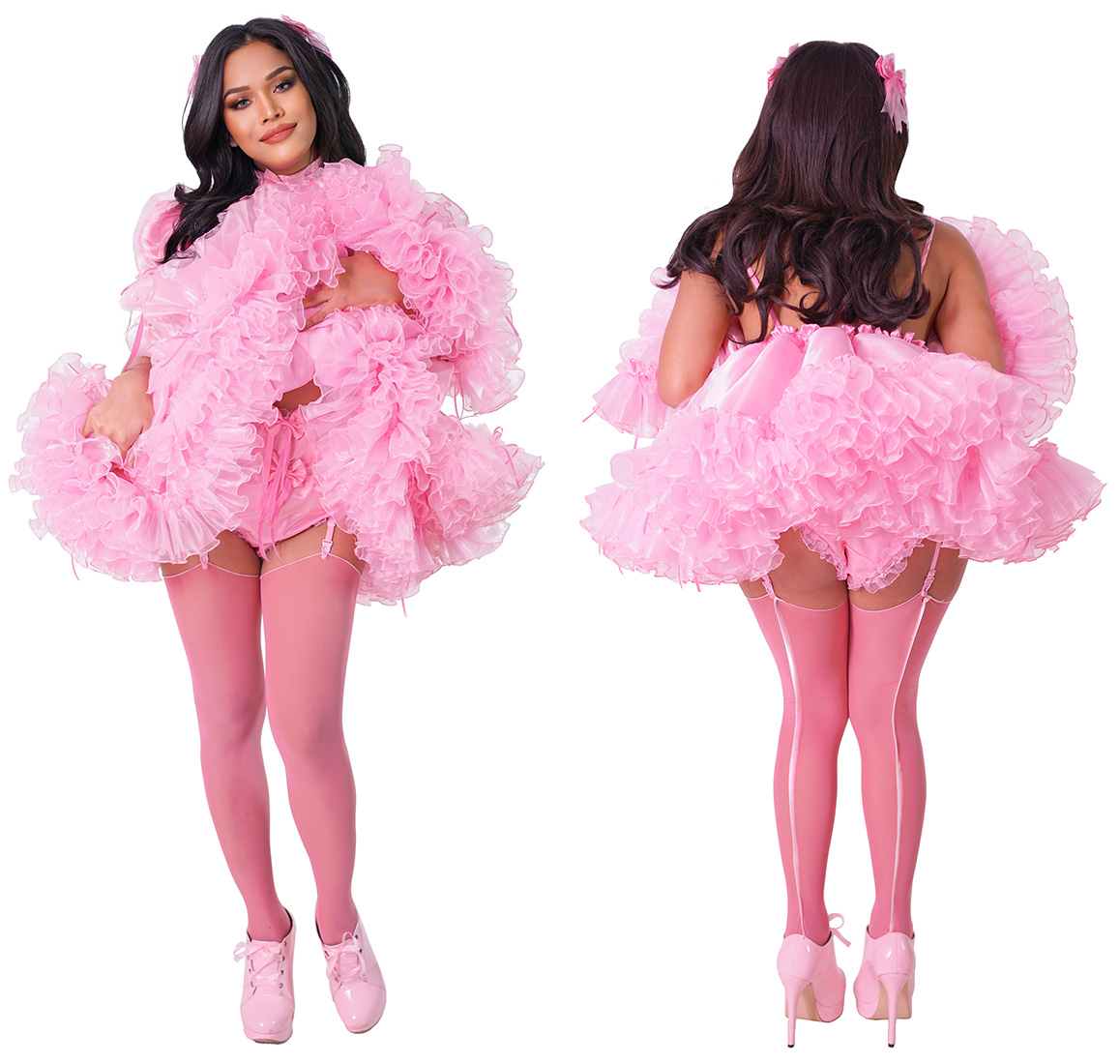 barbi satin sissy dress 06 prs066
