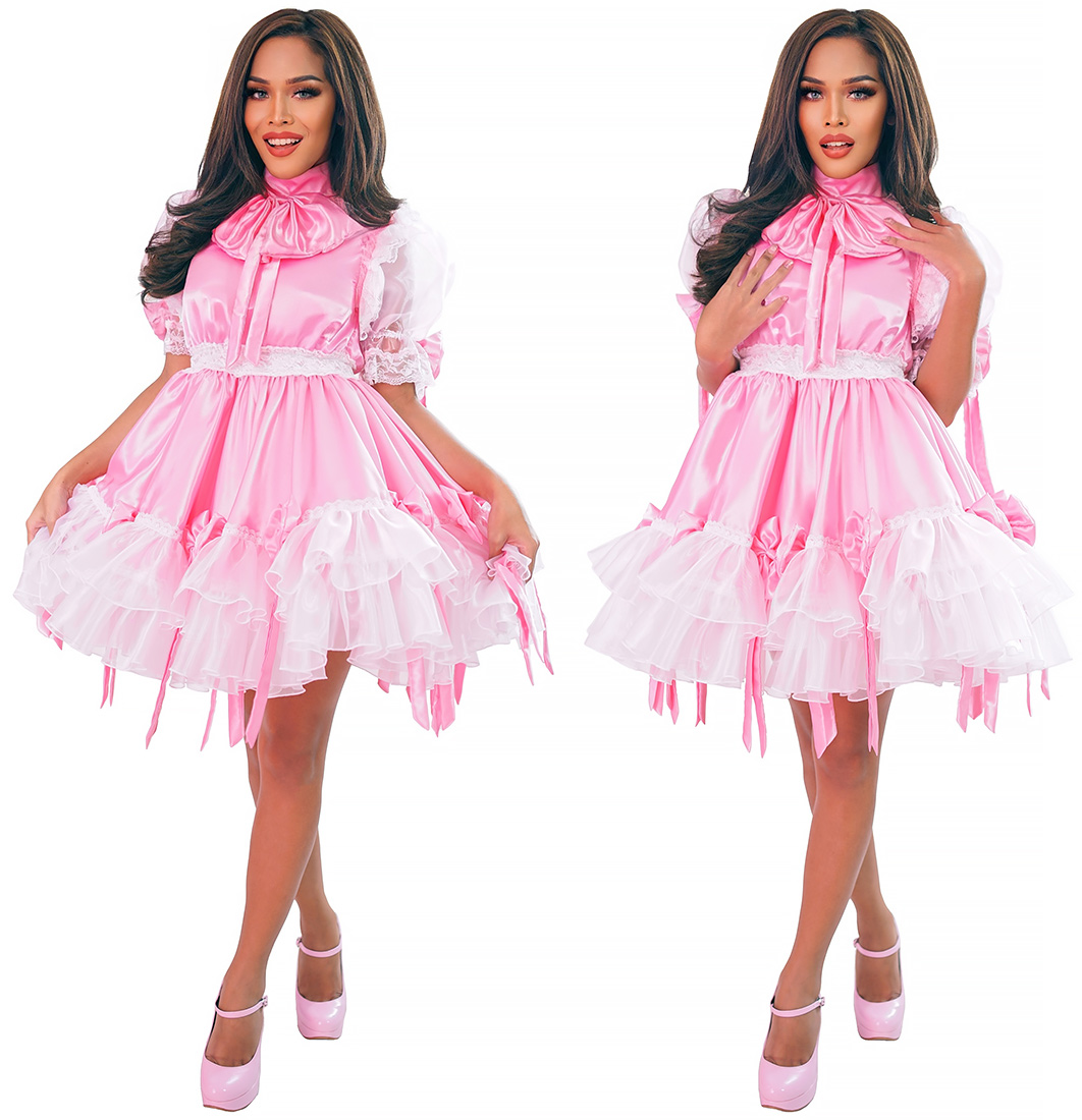 prissy sissy dress bow beauty 03