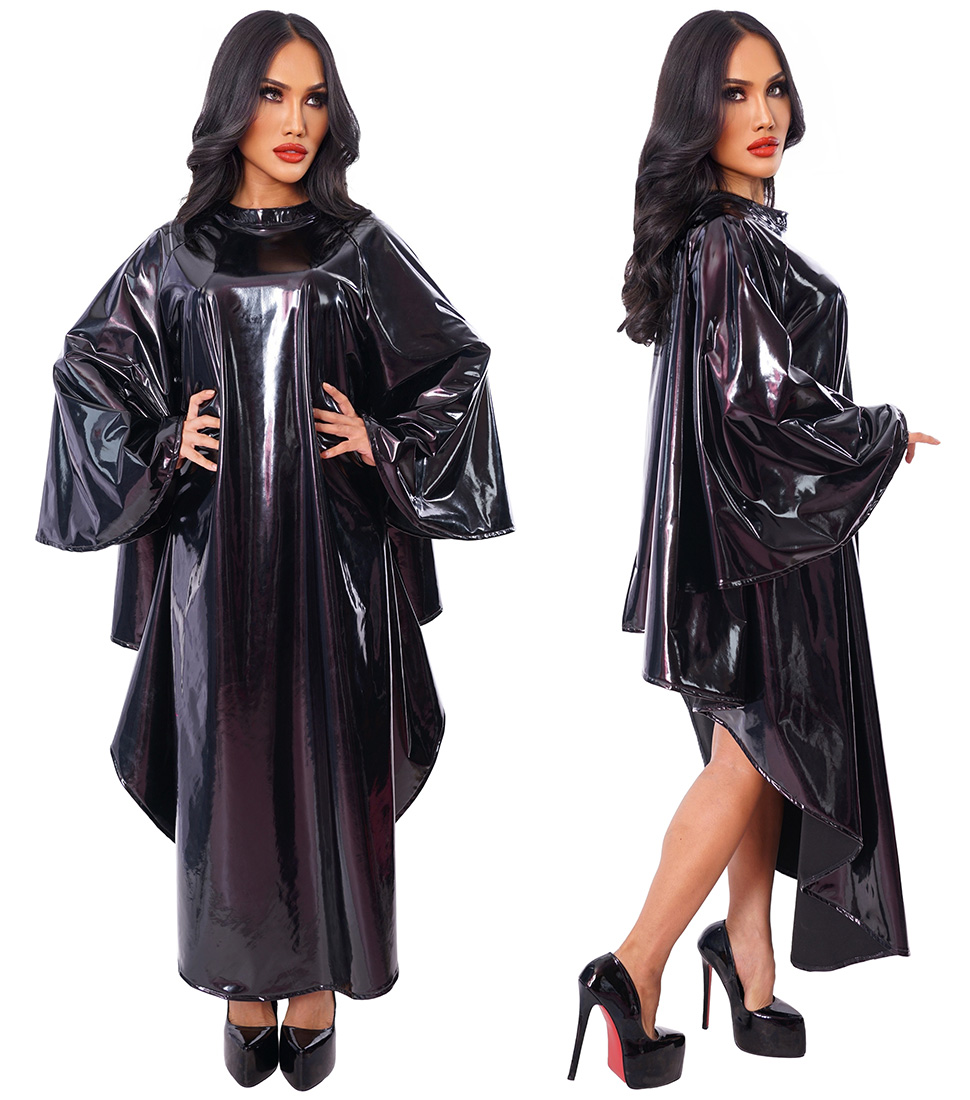 pvc salon cape 002 pvc777