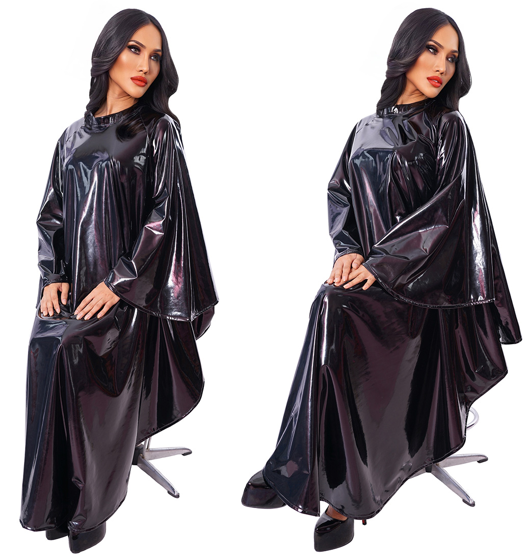 pvc salon cape 004 pvc777