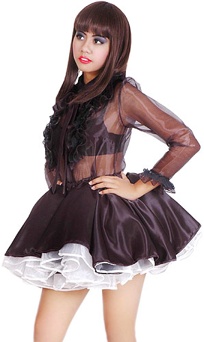 swishy satin skirt 5