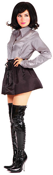 satin puff skirt 1