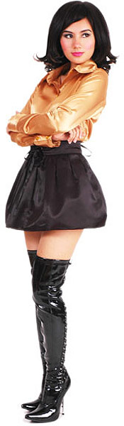 satin puff skirt 10