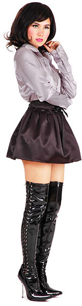 satin puff skirt 6
