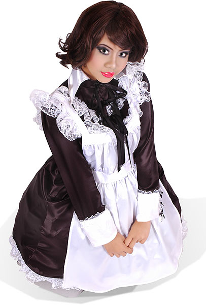 miss milly satin french maid 08