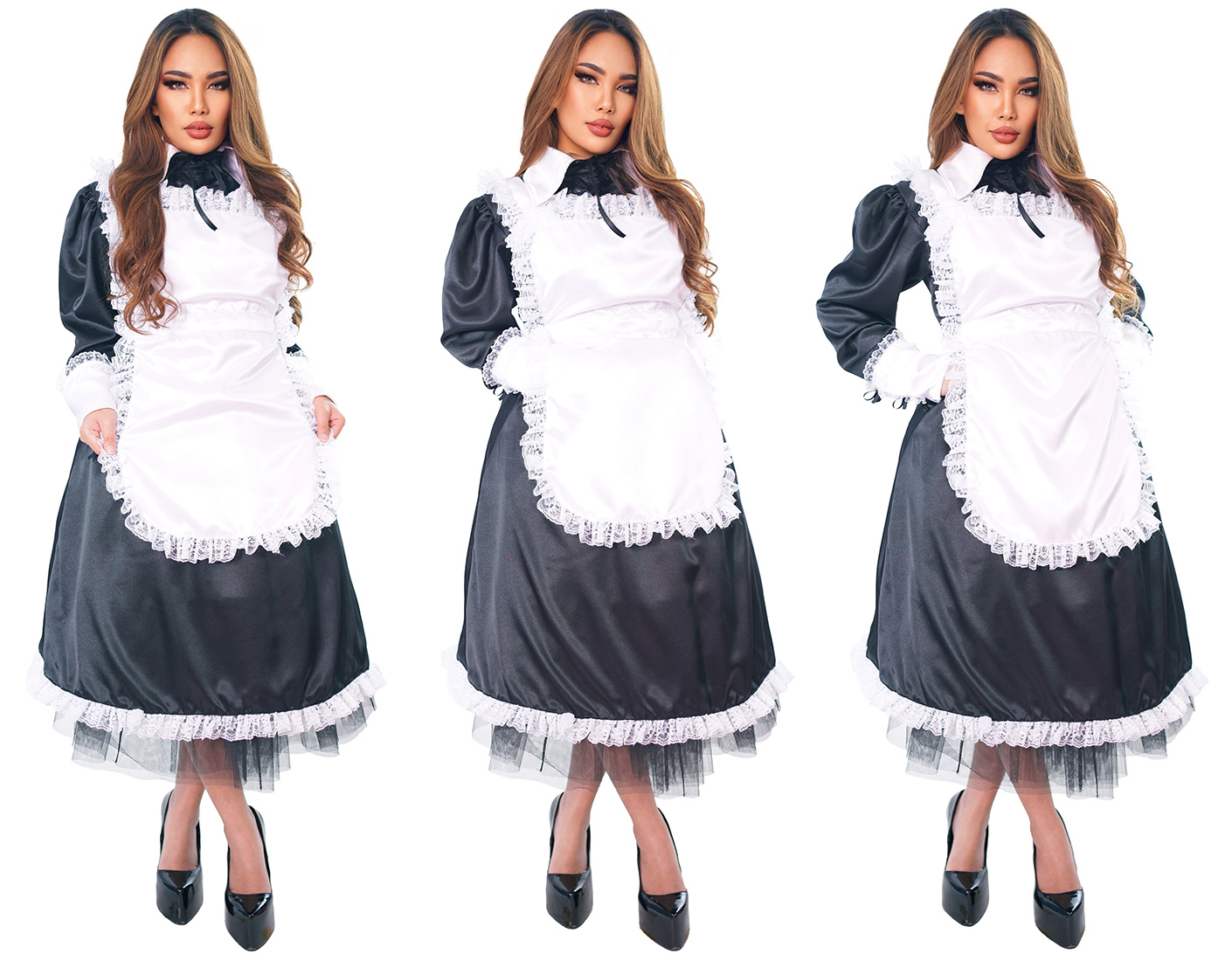 miss milly satin french maid 22