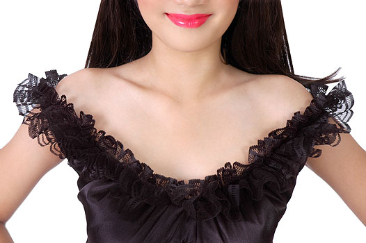 monique luxury satin french maid 2