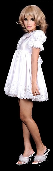 satin pretty sissy baby dress 19
