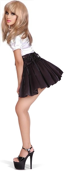 satin corset skirt 5