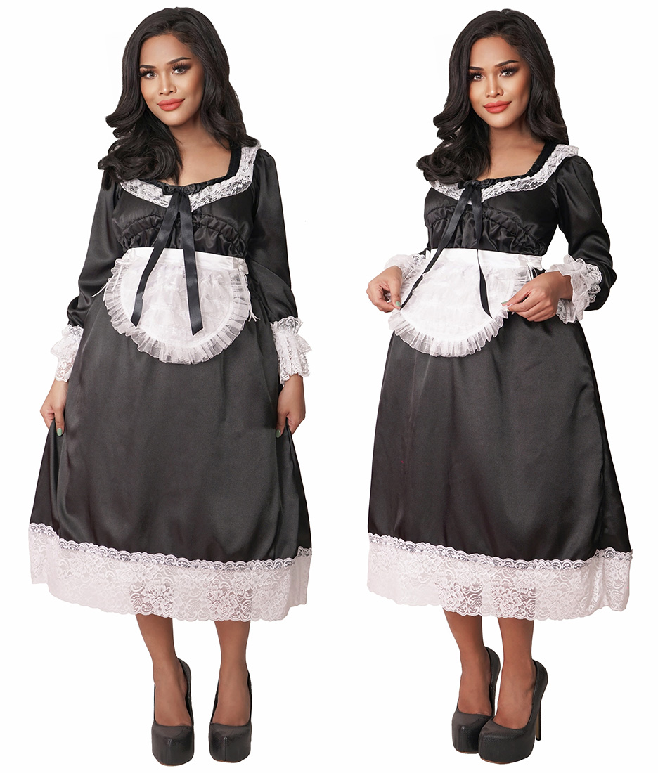 satin victorian maid 02