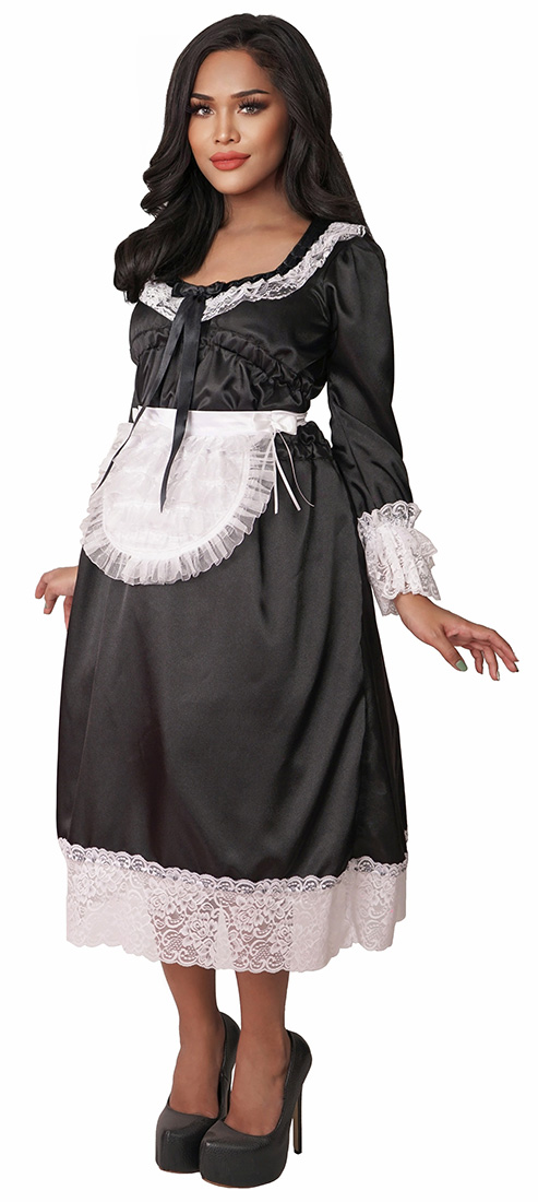 satin victorian maid 03