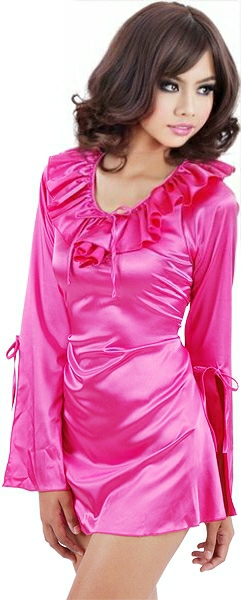 mona satin night dress 1
