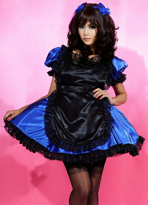 tazziana satin french maid 15 sat570