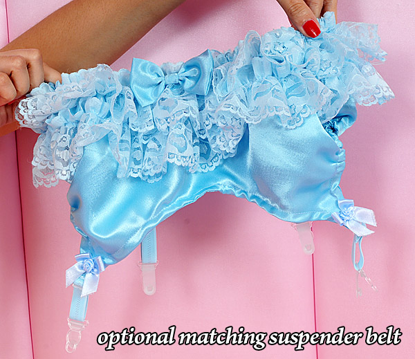 felicia sissy dress sat904 matching suspenders