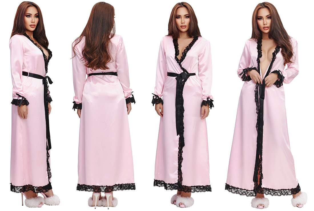 satin and lace gown 06