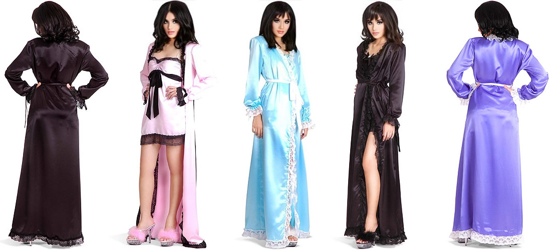 satin and lace gown 12