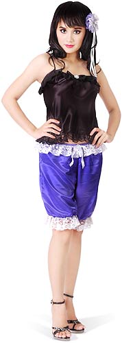 short satin bloomers 1