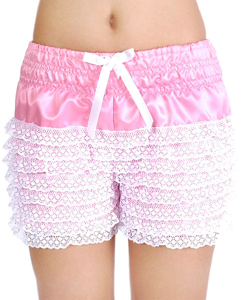 short satin frillies 10