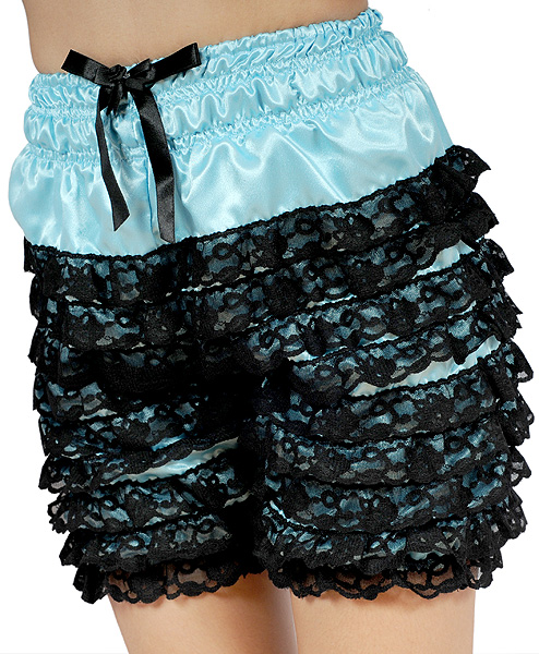 short satin frillies 9