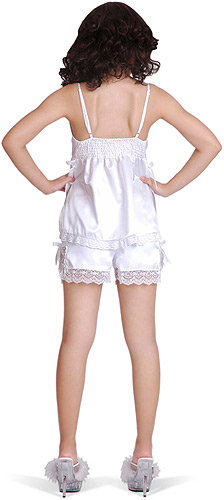 satin and lace babydoll 7