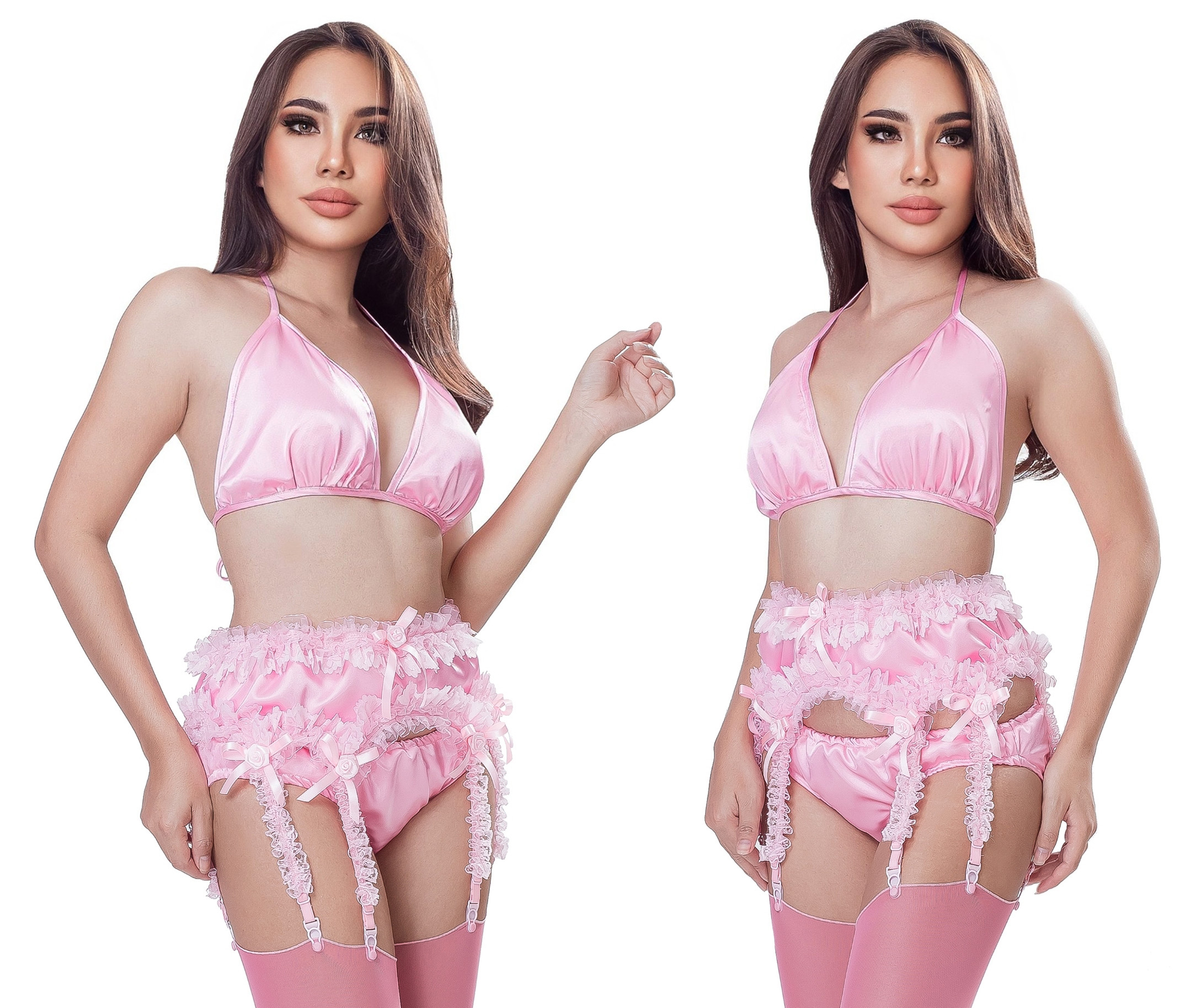 ellenah 8 clip sissy suspender belt 4