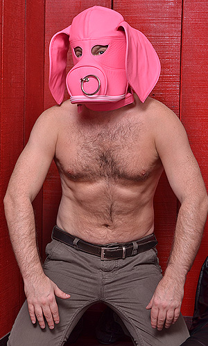 Leather Pig Slave Hood