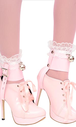 Captive Frilly Bell Shoe-locks (pair)