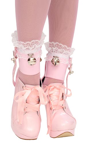 Captive Frilly Bell Shoe-locks (pair)