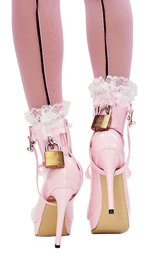 Captive Frilly Bell Shoe-locks (pair)